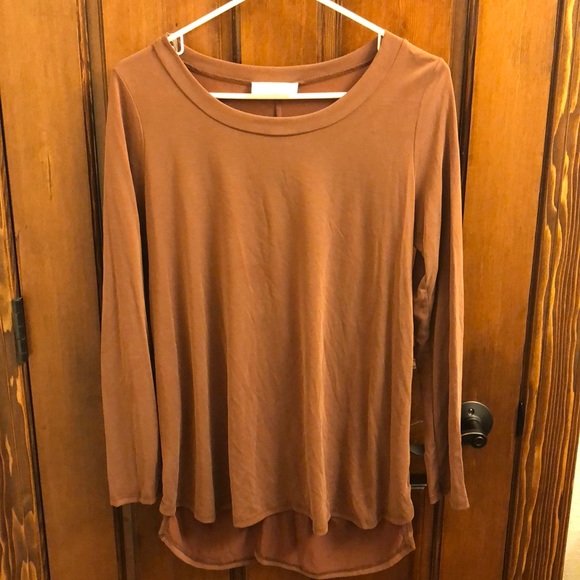 NEW Brown Top With Tie Back Detail - Picture 2 of 2